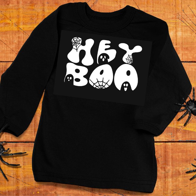 Sudadera Curioso Hey Boo Gracioso Halloween Groovy Retro Gh (Subido por el creador)