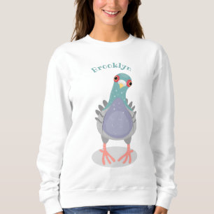 Sudadera Curioso ilustracion personalizado de palomas
