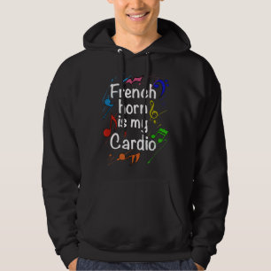 Sudadera Curioso instrumento musical del Cuerno Francés Cue
