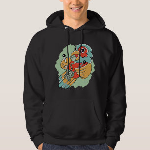Sudadera Curioso loro lindo personalizado tejiendo lana de