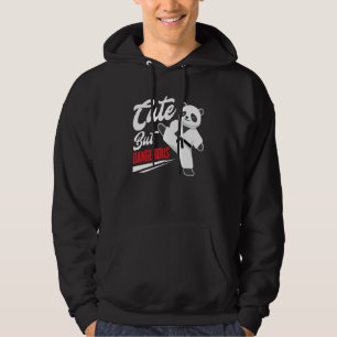 Sudadera Curioso pero peligroso luchador contra Panda Taekw