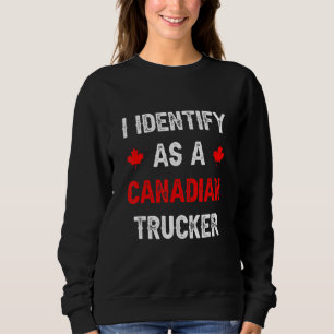 Sudadera Curioso Que Identifico Como Camionero Canadiense F