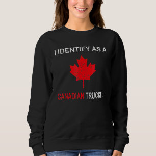 Sudadera Curioso Que Identifico Como Camionero Canadiense F