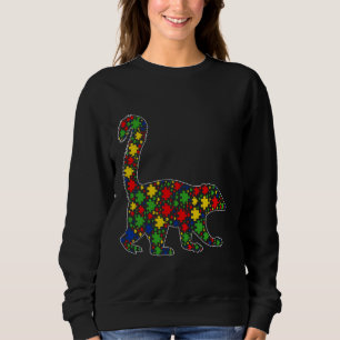 Sudadera Curiosos animales de Coati puzzle Pieces Concienci