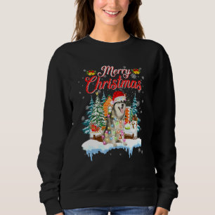 Sudadera Curiosos hombres navideños de Santa Siberia Husky