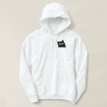 Sudadera Curious Black Cat Cute Minimal Cat Design<br><div class="desc">A cute minimalist black cat with curious wide eyes peeking up. This playful cat design is perfect for cat lovers who enjoy simple, funny, and expressive animal art. The clean silhouette and adorable eyes give this design a charming personality while keeping it modern and versatile. Perfect for everyday wear, casual...</div>