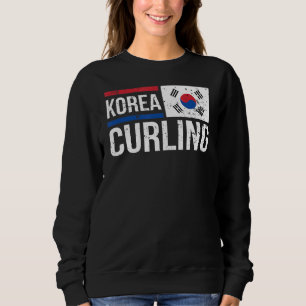 Sudadera Curler deportivo de curler de bandera de Corea del