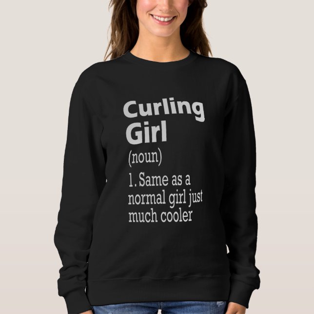 Sudadera Curling Chica (Anverso)