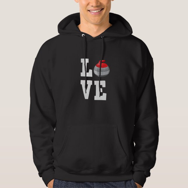 Sudadera Curling Love Curler Winter Sports (Anverso)
