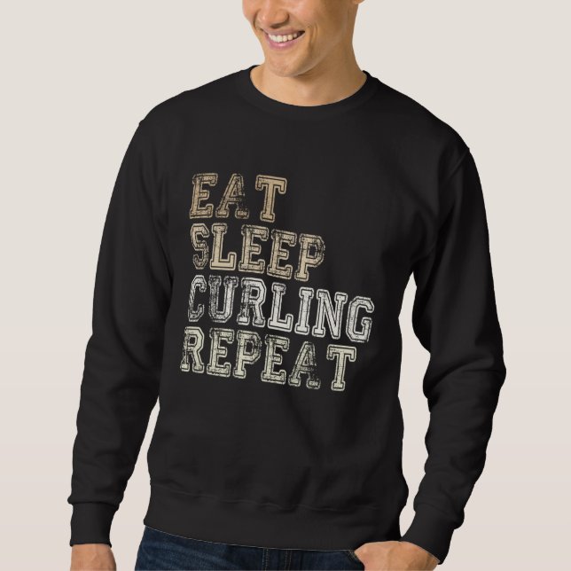 Sudadera Curling saying outfit curling curling player (Anverso)