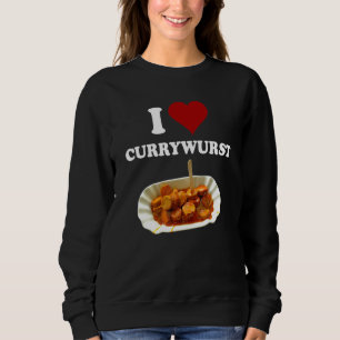 Sudadera Curry de comida rápida clásico me encanta currywur