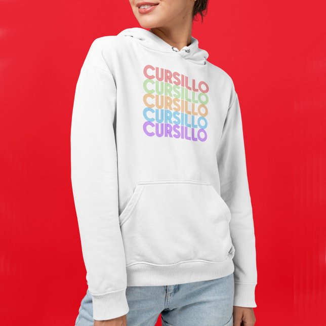 Sudadera Cursillo Colorful Stacked Rainbow DeColores (Subido por el creador)