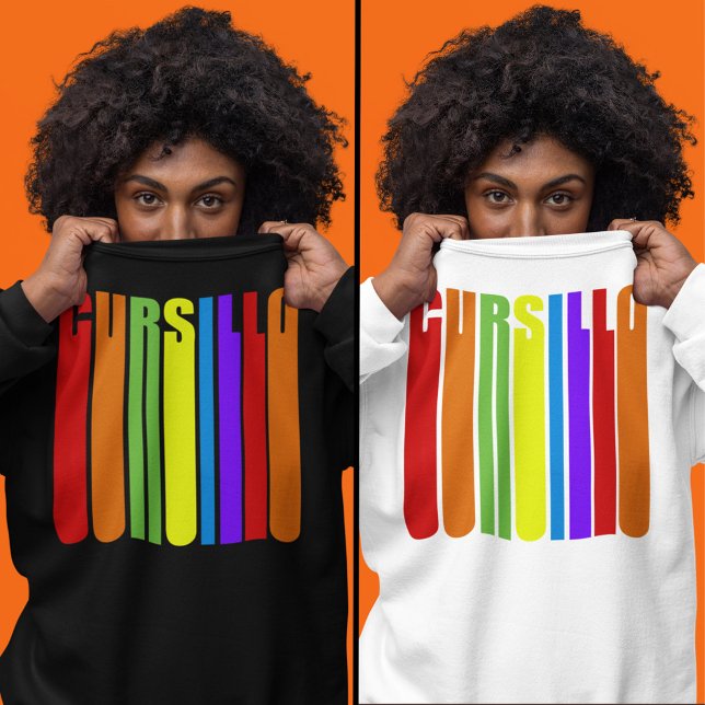 Sudadera Cursillo Colorido Texto Alargado Fe Cristiana (Subido por el creador)