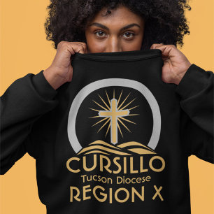 Sudadera Cursillo Cruz Radiante en la Colina Diócesis y Reg