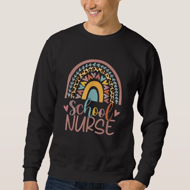 Sudadera Curso De Enfermería De La Escuela De Impresión De  (Anverso)