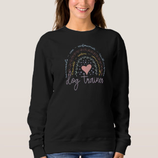 Sudadera Curso de entrenamiento de perros con arco iris