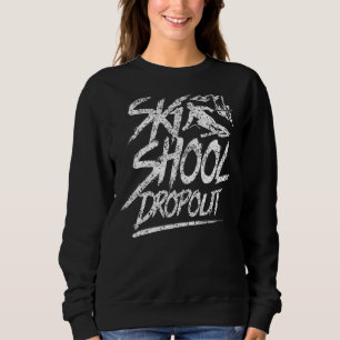 Sudadera Curso de esquí de instructor de esquí en abandono