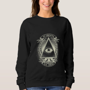Sudadera Curso digital Bitcoin Illuminati Eye Cryptocurrenc