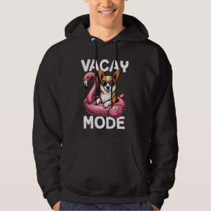 Sudadera Curte Vacay Mode Corgi Dog Mom Summer Vacation Tri