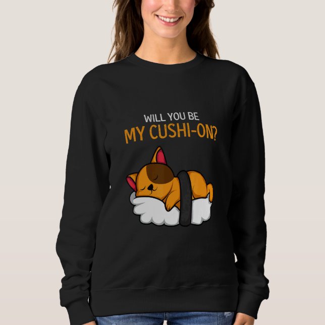 Sudadera Cushi Sobre Clingy Y Sweet (Anverso)