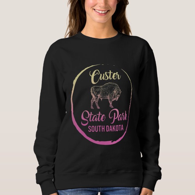 Sudadera Custer State Park Buffalo Roundup South Dakota Vin (Anverso)