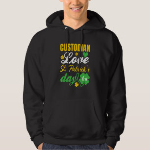 Sudadera Custodian el Día de San Patricio Irlandés