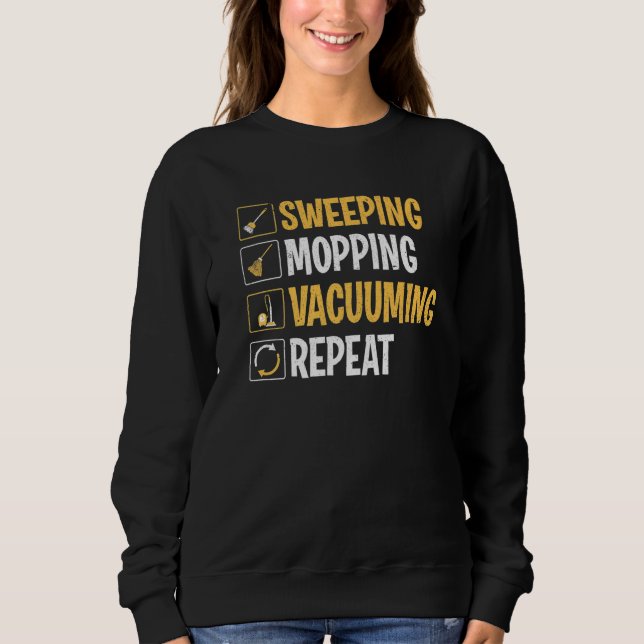 Sudadera Custodio de limpieza de lavado de vacuentos de Jan (Anverso)