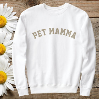 Sudadera Custom Animal Lovers Pet Friend Cat Mom Cute White