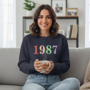 Sudadera Custom Birth Year tshirt, Personalized Birthday