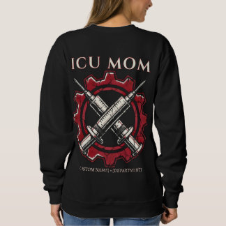 Sudadera Custom Critical Care Nurse Mom Tactical Syringe