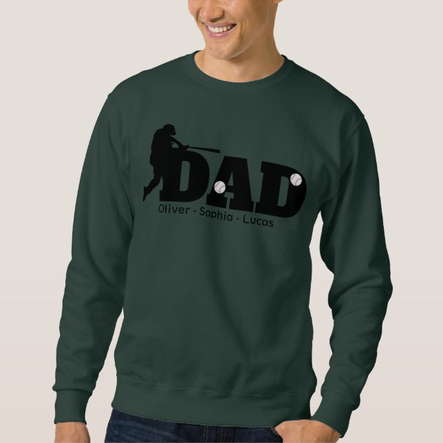 Sudadera Custom Dad Baseball  (Anverso)