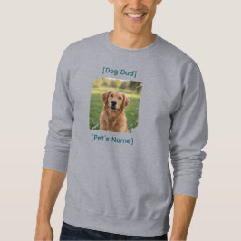 Sudadera Custom Dog Dad Photo Sweatshirt |  Gift for Men