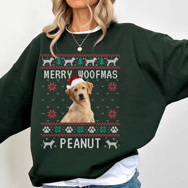 Sudadera Custom Dog Ugly Christmas Sweatshirt with Photo (Subido por el creador)