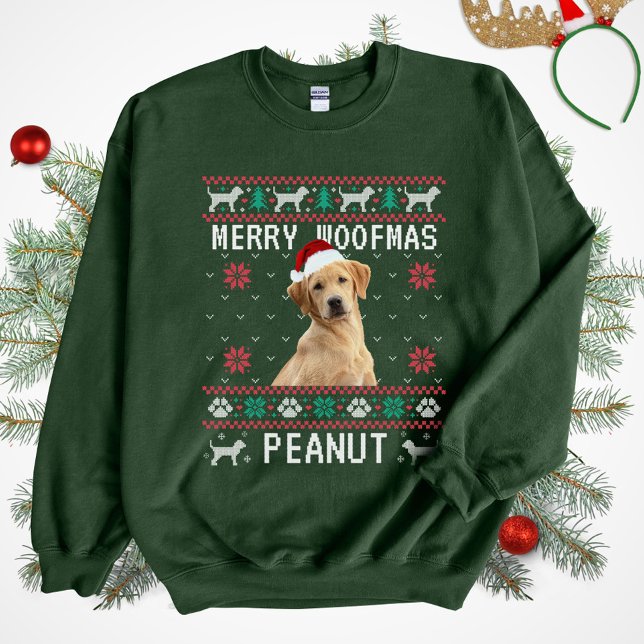 Sudadera Custom Dog Ugly Christmas Sweatshirt with Photo (Subido por el creador)