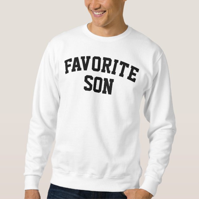 Sudadera Custom Favorite Son Birthday Gift for Him Crewneck (Anverso)