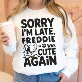 Sudadera Custom Funny French Bulldog Mama Hand Drawn Gift