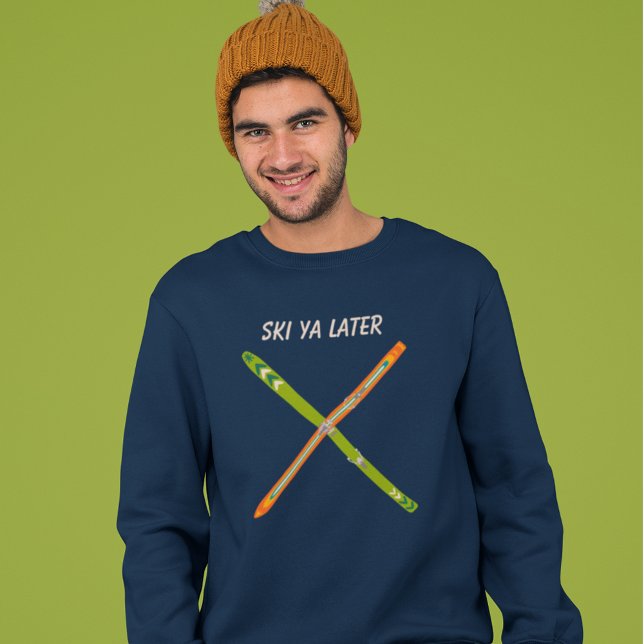 Sudadera Custom Message Vintage Skis Graphic (Subido por el creador)