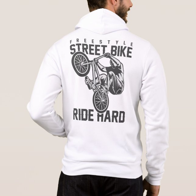 Sudadera Custom name Street Bike (Reverso)