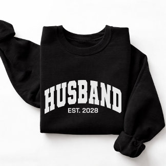 Sudadera Custom Newlyweds Sweatshirt, Wife and Husband Gift