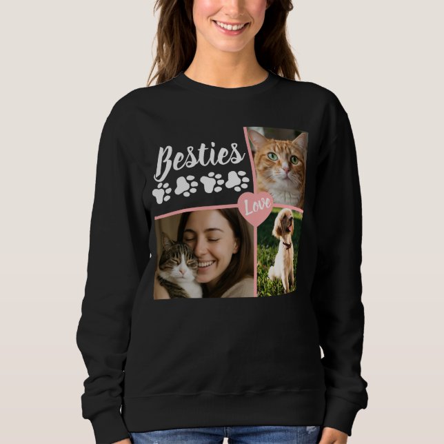 Sudadera Custom Pet Photo Collage  (Anverso)