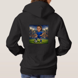 Sudadera Custom Photo-Face Soccer/Football Star Caricature