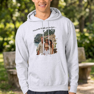 Sudadera Custom Photo Hoodie – Personalized Family Picture 