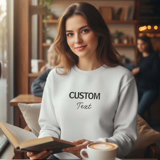 Sudadera Custom Text Personalized Sweatshirt - Minimalist (Subido por el creador)