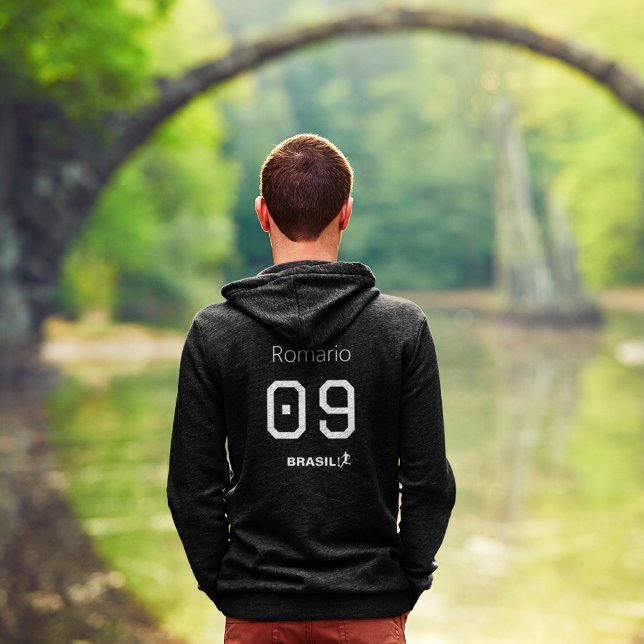 Sudadera Customizable Brasil Soccer Black and White Edition (Subido por el creador)