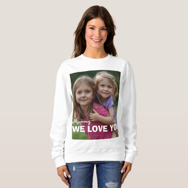 Sudadera Customized with 2 and text (Anverso completo)