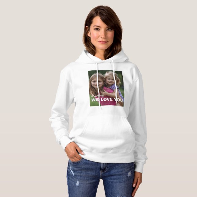 Sudadera Customized with 2 and text (Anverso completo)