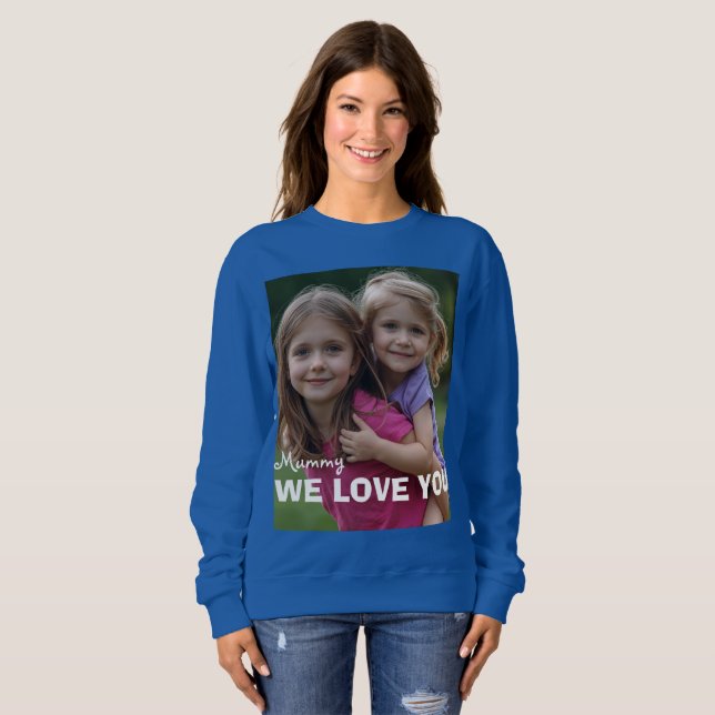 Sudadera Customized with 2 and text (Anverso completo)
