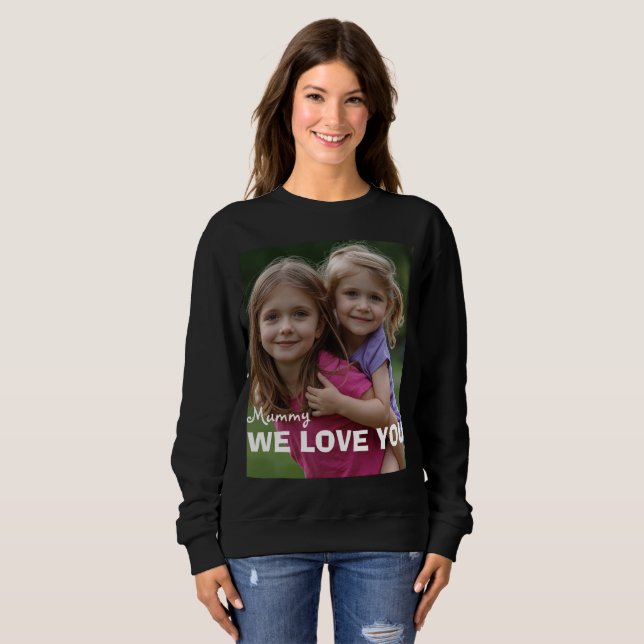 Sudadera Customized with 2 and text (Anverso completo)