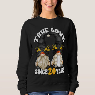 Sudadera Cute 20th Wedding Anniversary Gnomes For Penguin M