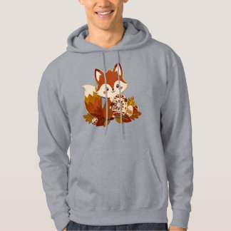 Sudadera Cute 3D Paper Cut Fox with Ornate Gold Detail East